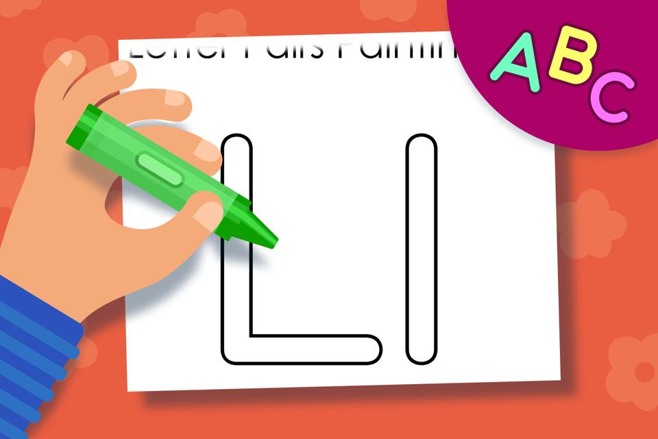 Letter Pairs Ll – Online Coloring Page