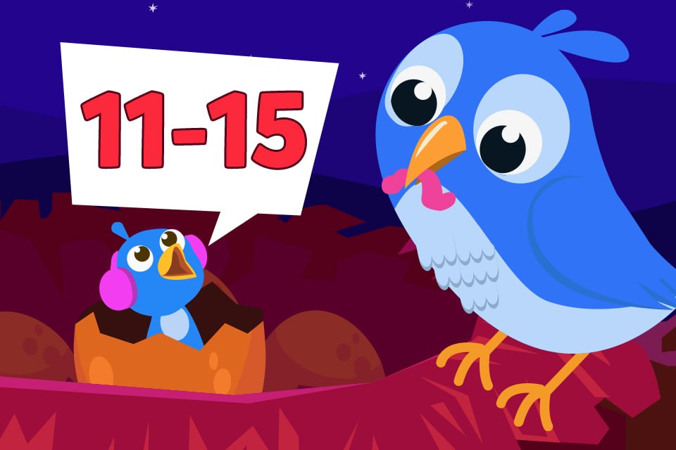 Hungry Hatchlings- Numbers 11-15