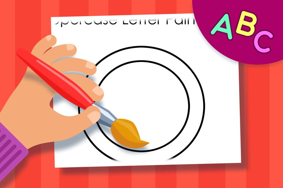 Uppercase Letter N – Online Coloring Page