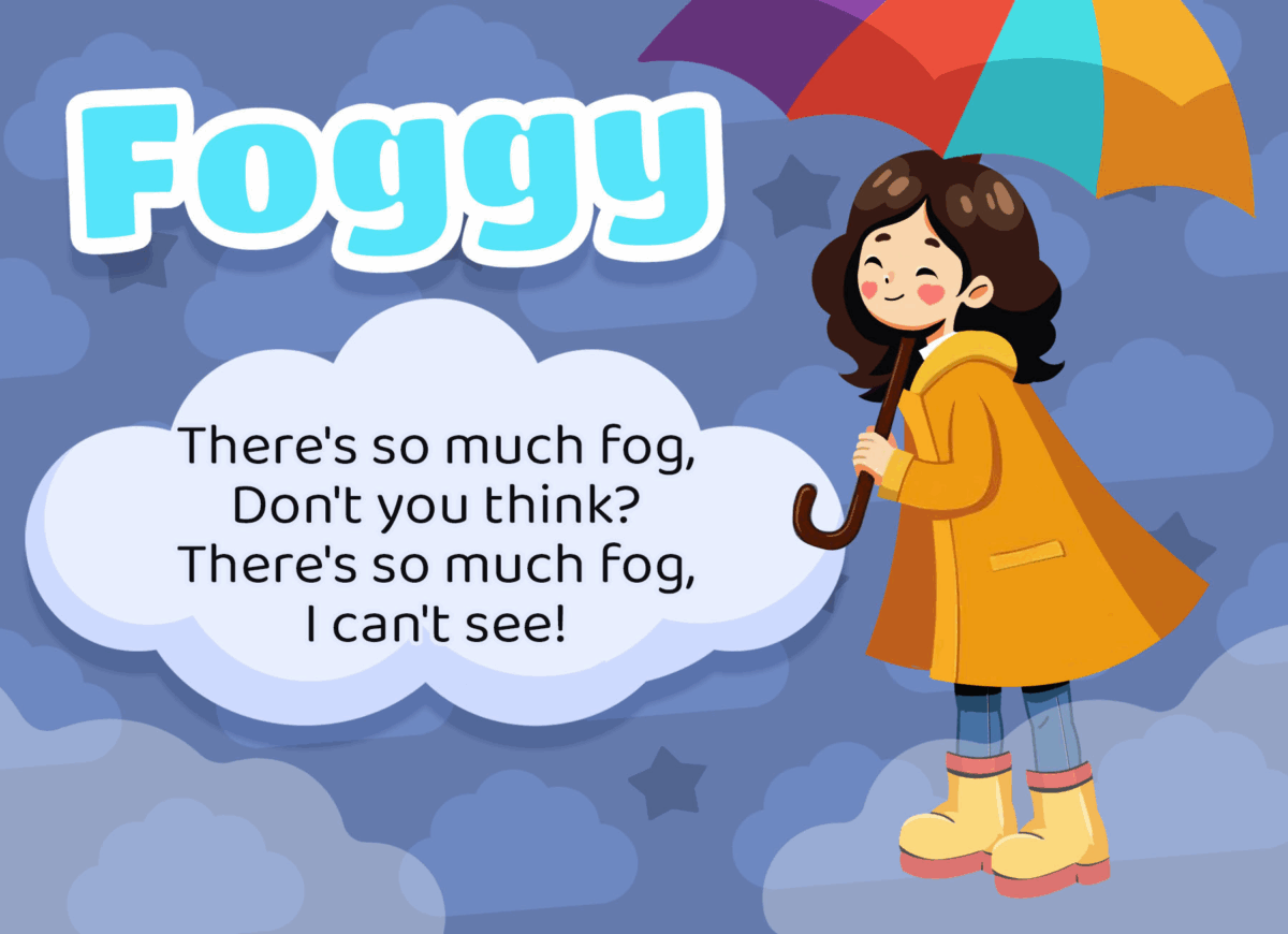 Foggy weather puzzle game with a poem for kids to play online free from ABCmouse.com. 