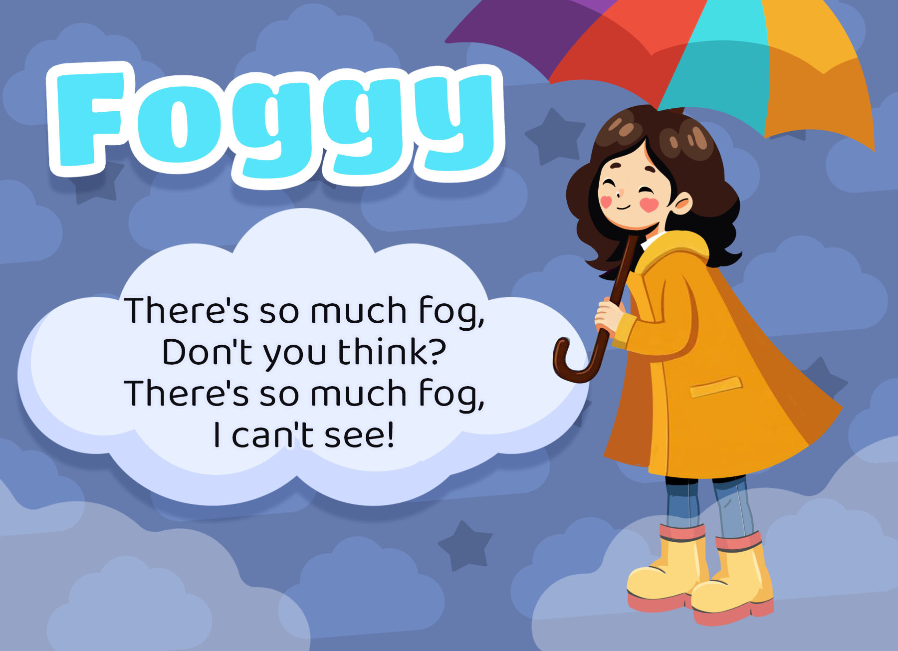 Weather Poetry Puzzle Foggy
