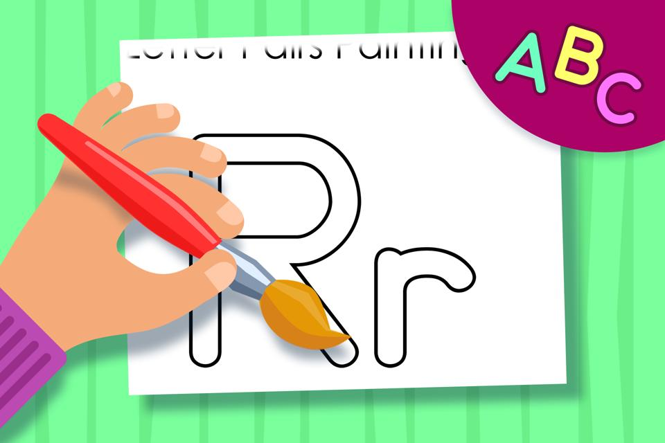 Letter Pairs Rr – Online Coloring Page
