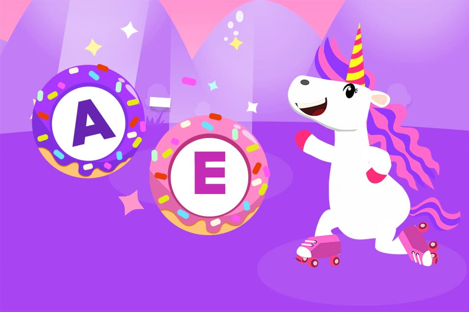 Unicorn Catcher Letters A-E
