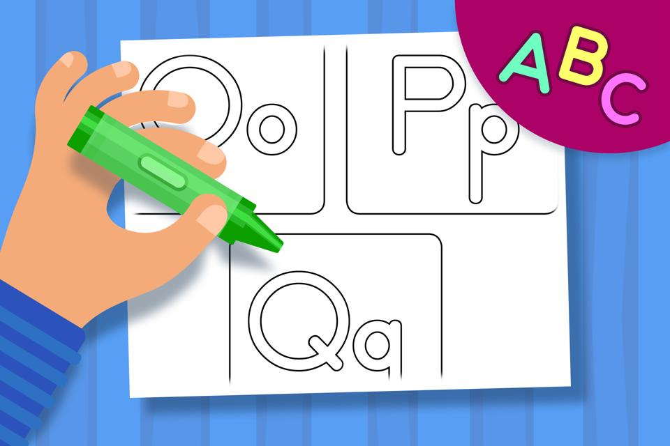 Upper and Lower Case Letters O, P, & Q