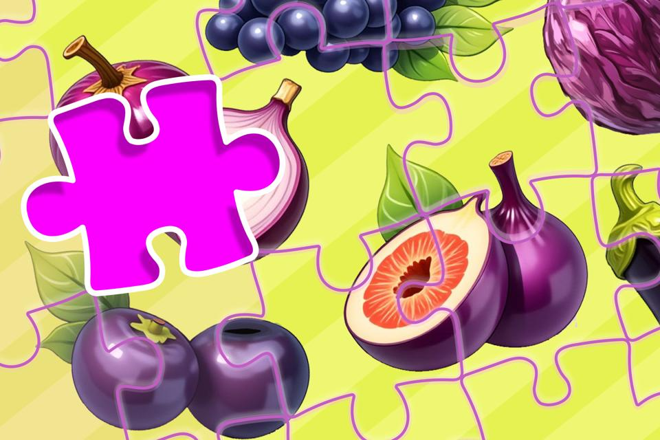 Let’s Eat Purple Puzzle (bug long description)
