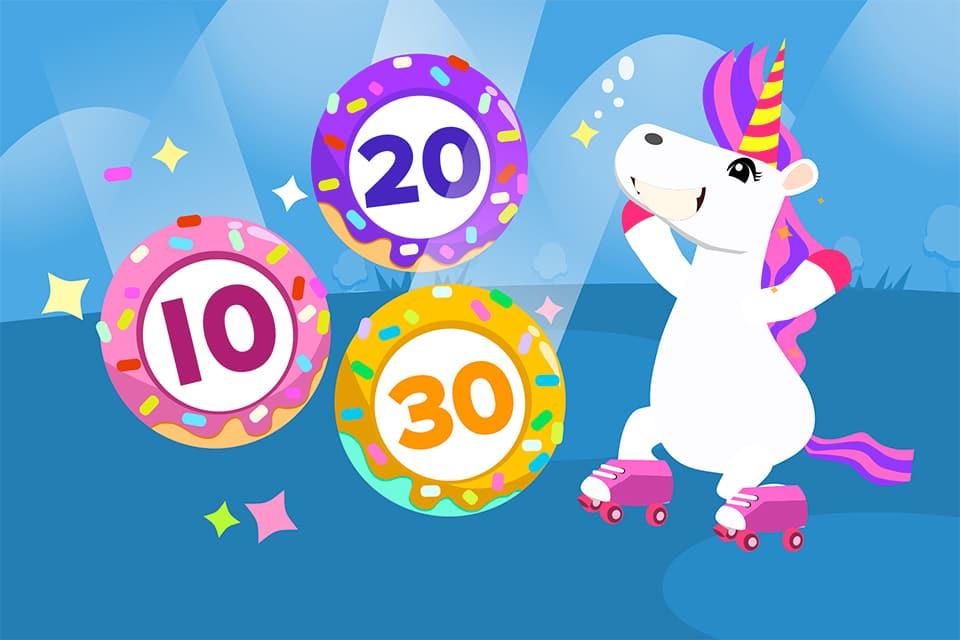 Unicorn Catcher Count By 10s