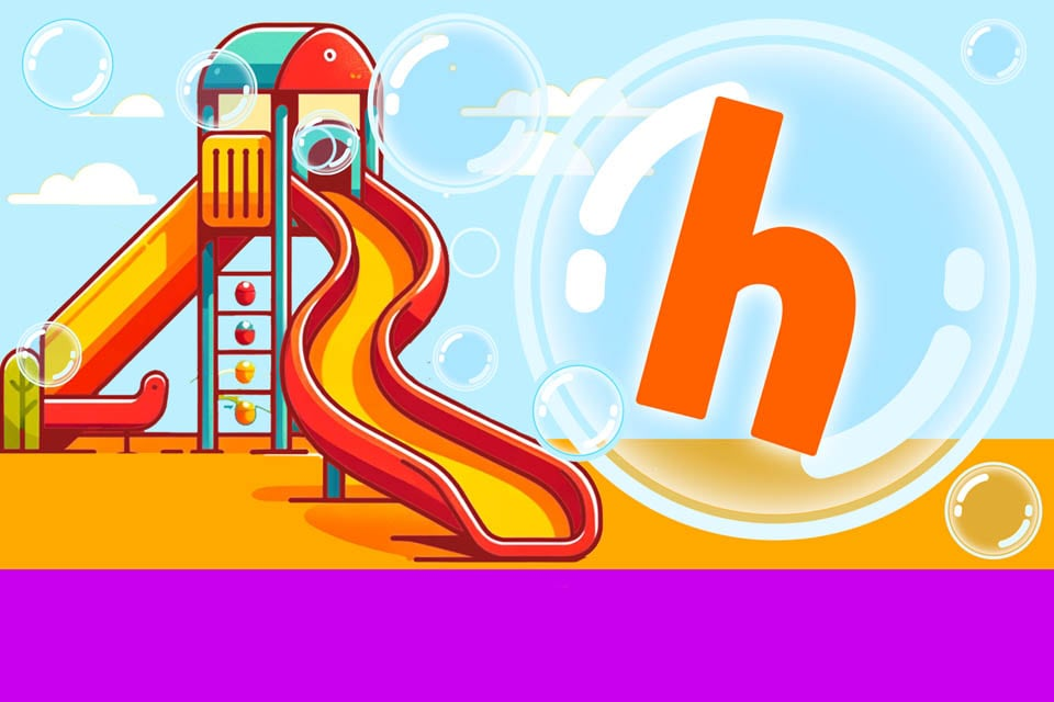 Bubble Blaster for Beginners: Letter h