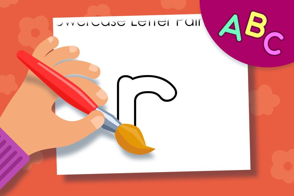 Lowercase Letter r – Online Coloring Page