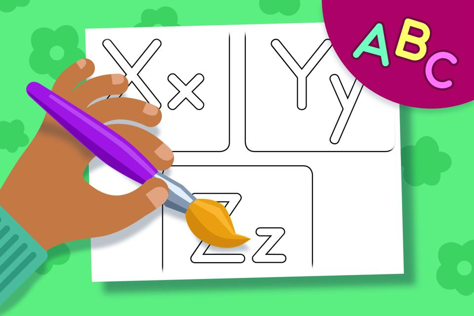 Upper and Lower Case Letters X, Y, & Z