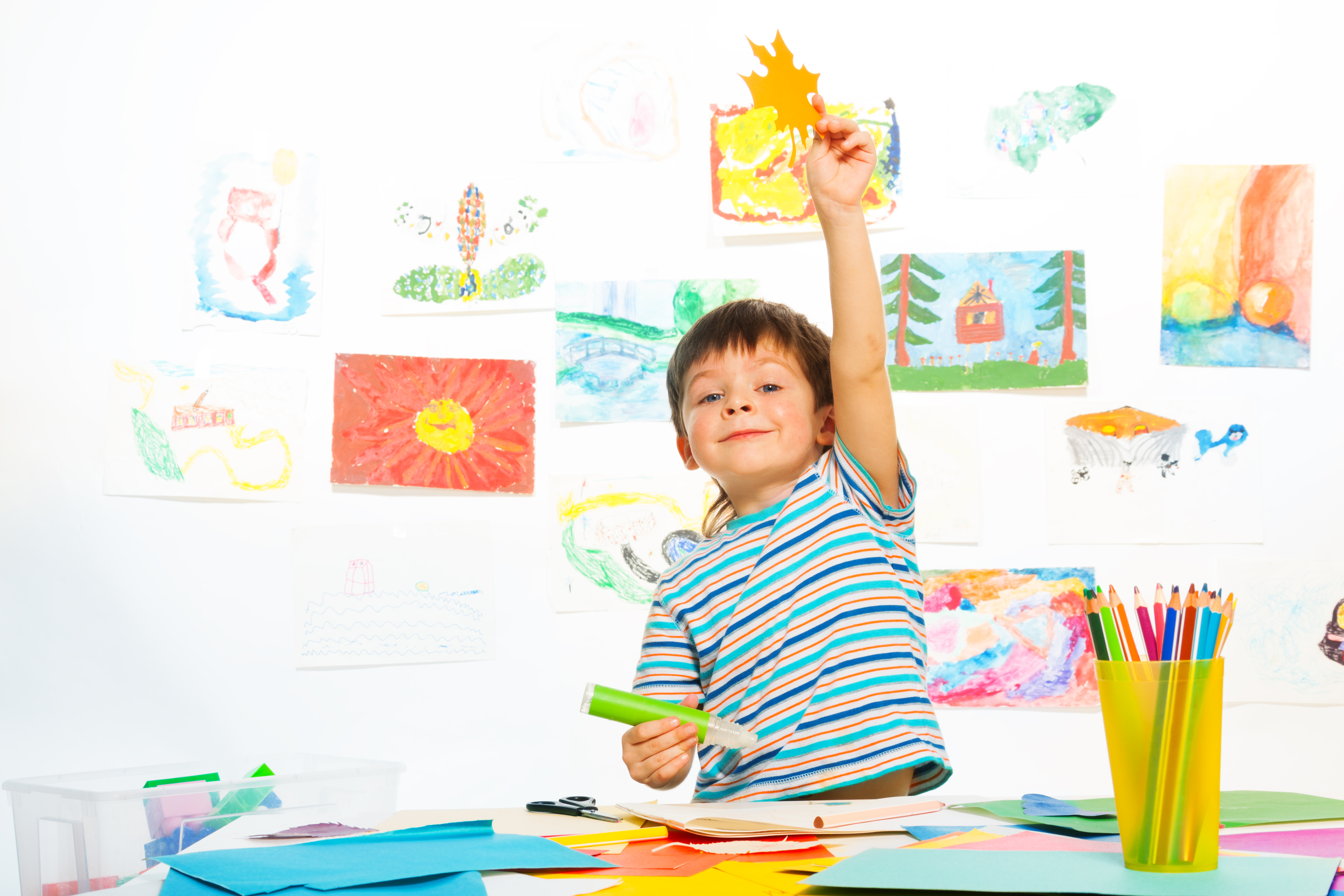 Fun summer art show activity for kids. 
