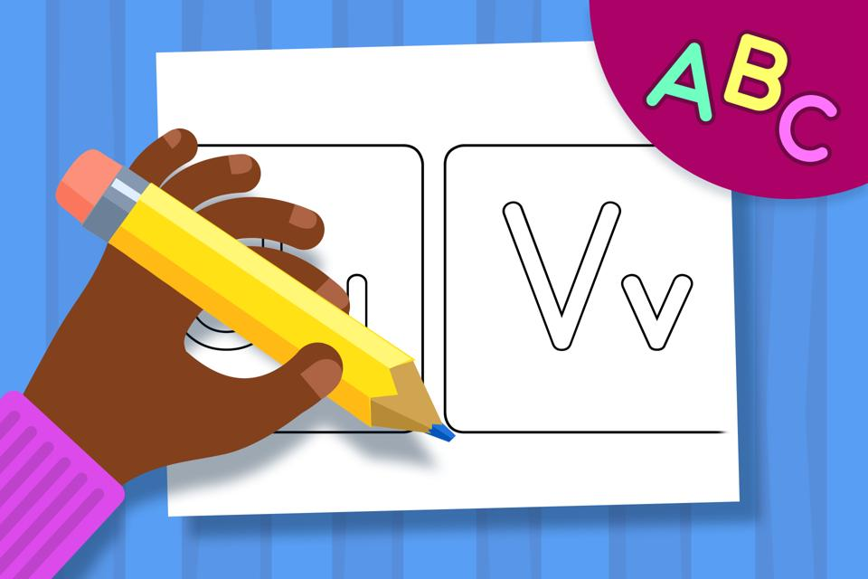 Letters U and V Blocks