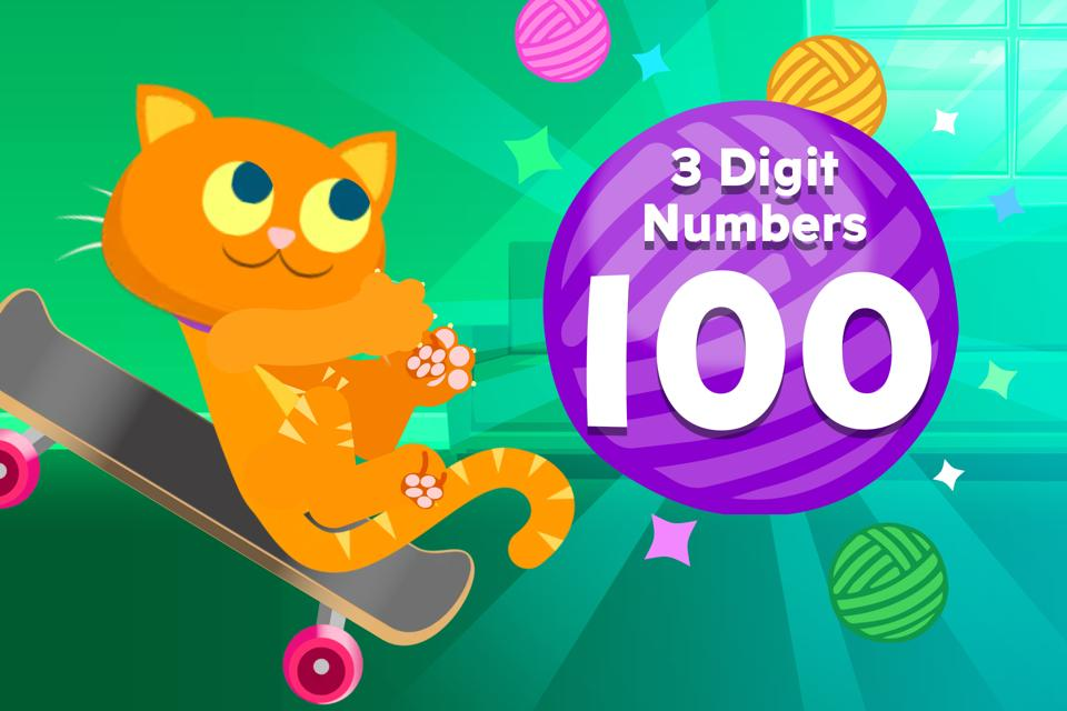 Cat Catch Fever Three Digit Numbers