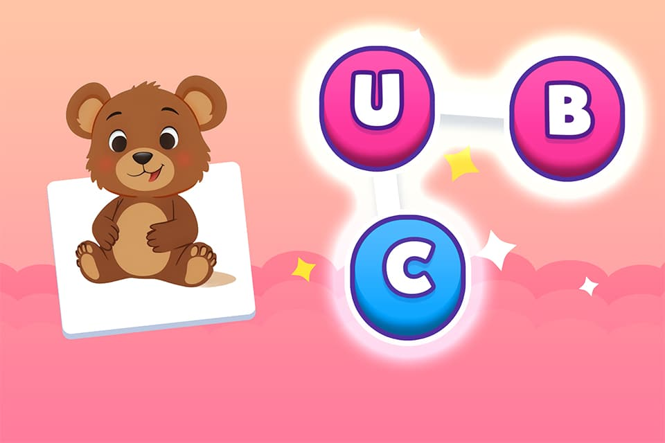 Word Pop words that start with the letter c game for kids from ABCmouse.com.