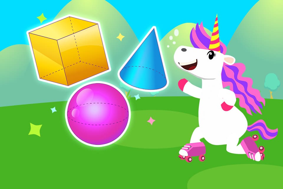 Unicorn Catcher 3D Shapes