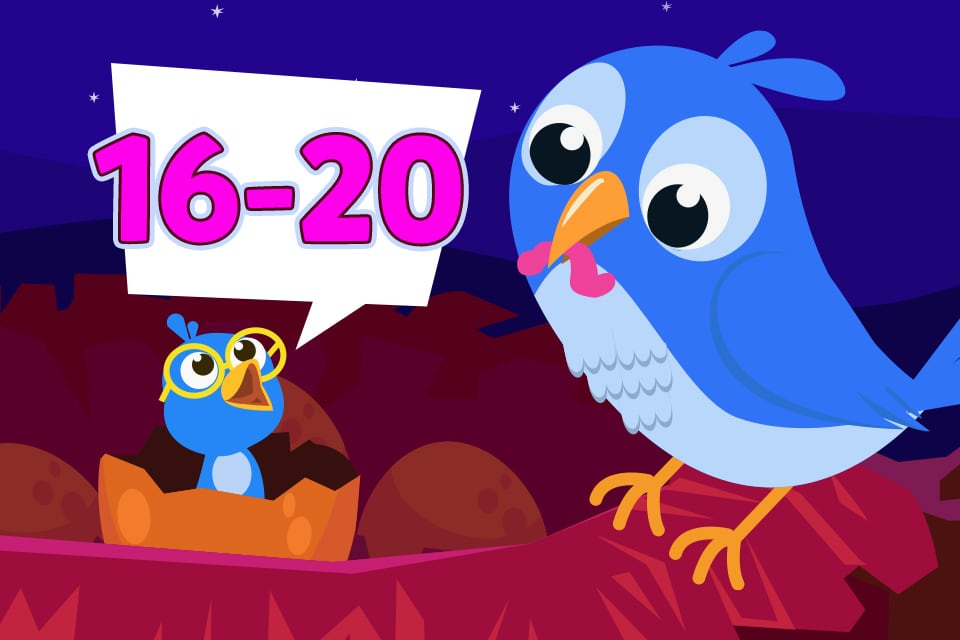 Hungry Hatchlings- Numbers 16-20