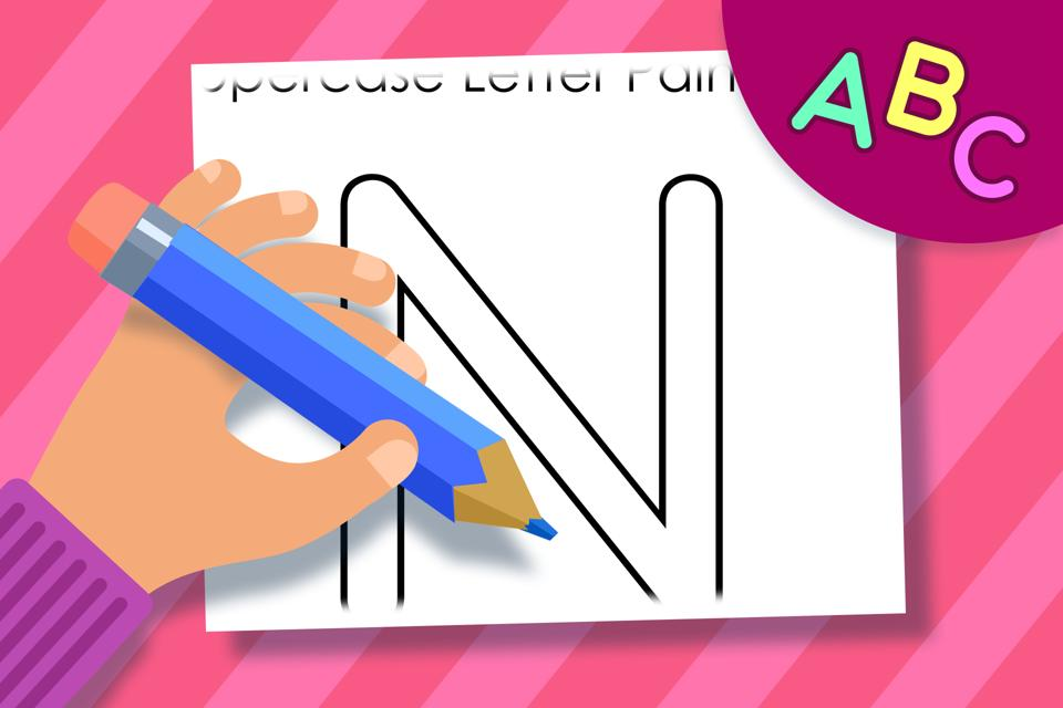 Uppercase Letter O – Online Coloring Page
