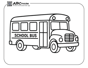 Free printable back to school coloring pages for kids from ABCmouse.com. 