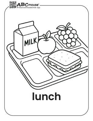 Free printable back to school coloring pages for kids from ABCmouse.com. 