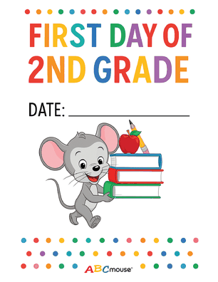 Free printable first day of school posters for kids from ABCmouse.com. 