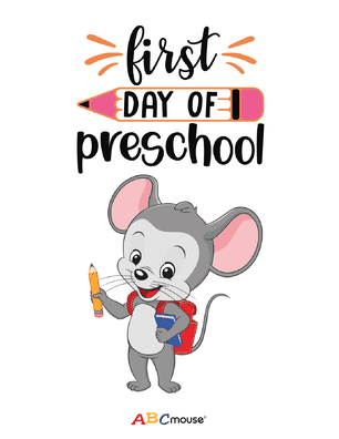 Free printable first day of school posters for kids from ABCmouse.com. 