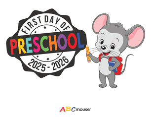 Free printable first day of school posters for kids from ABCmouse.com. 