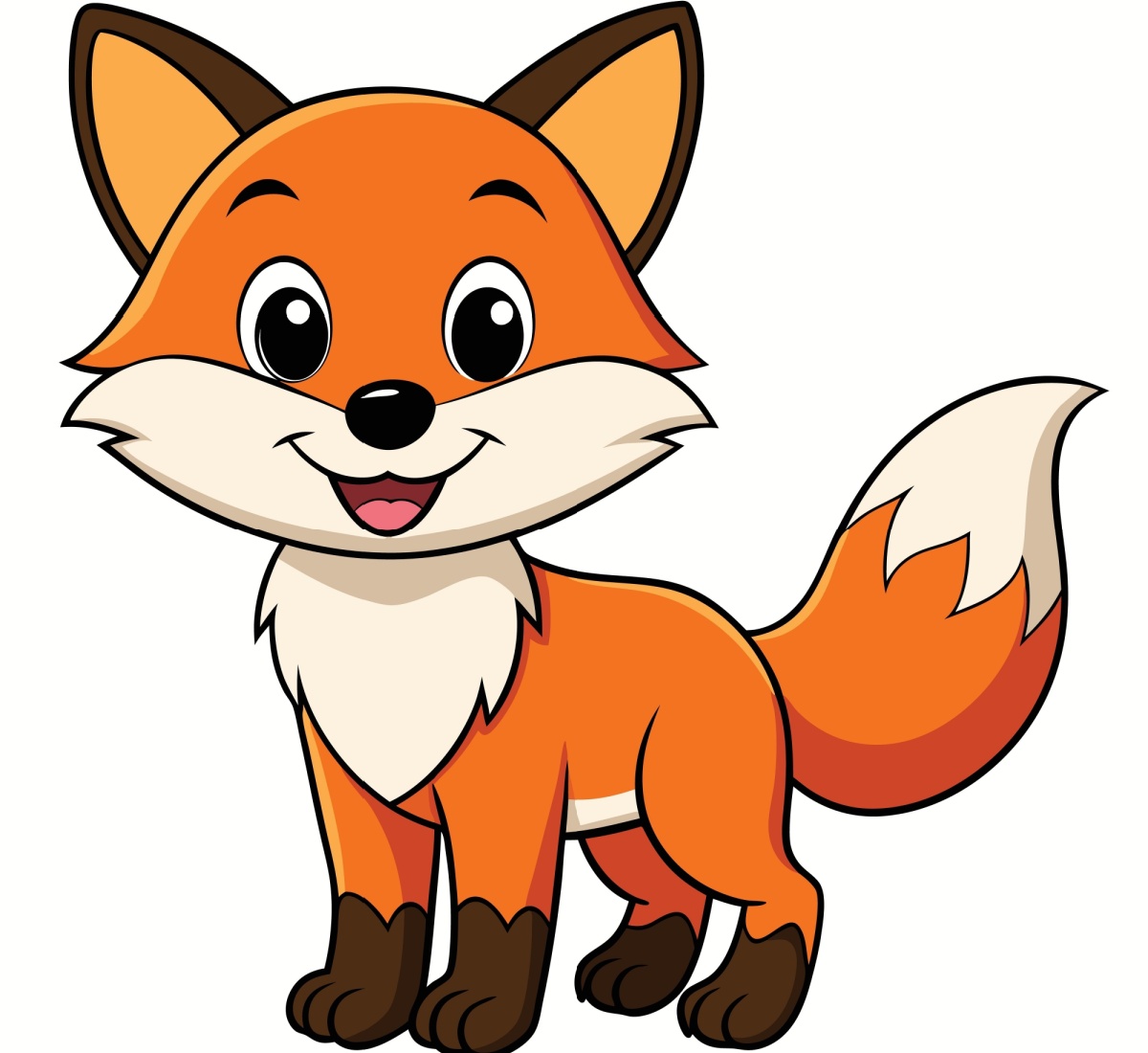 An illustration of a fox. 