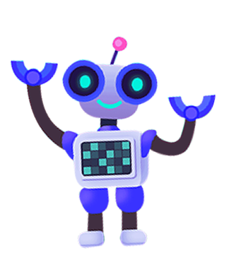 Cute robot figure from ABCmouse.com. 