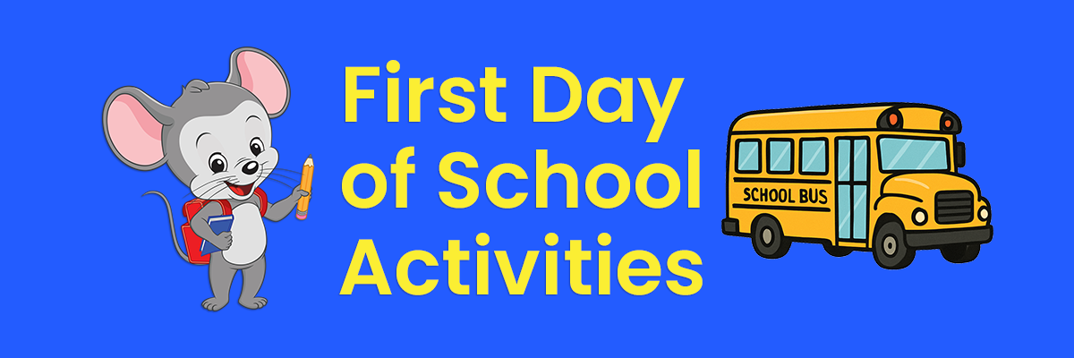 Free printable first day of school activities for kids from ABCmouse.com.