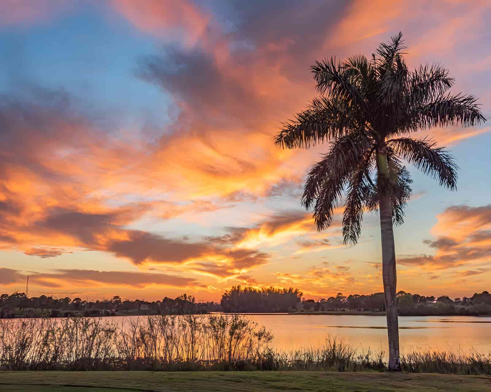 Sunset on Lake Okeechobee