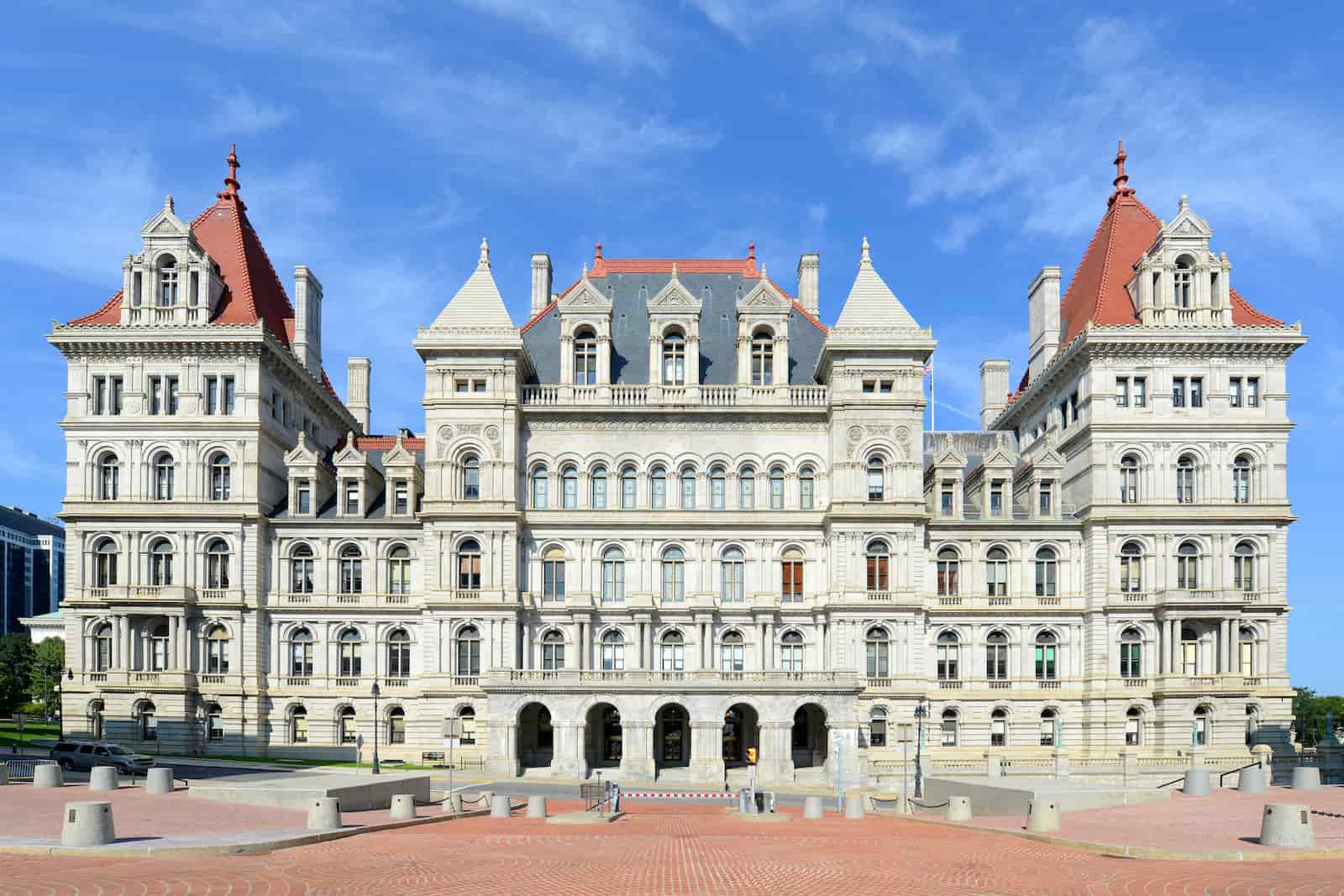 New York State Capitol building in Albany, New York