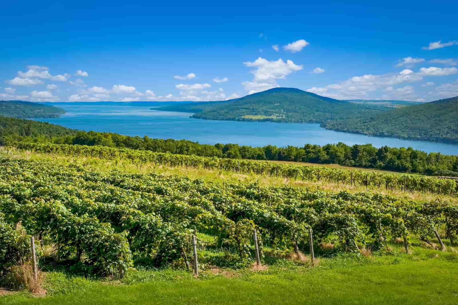 Canandaigua Lake in the Finger Lakes region of New York