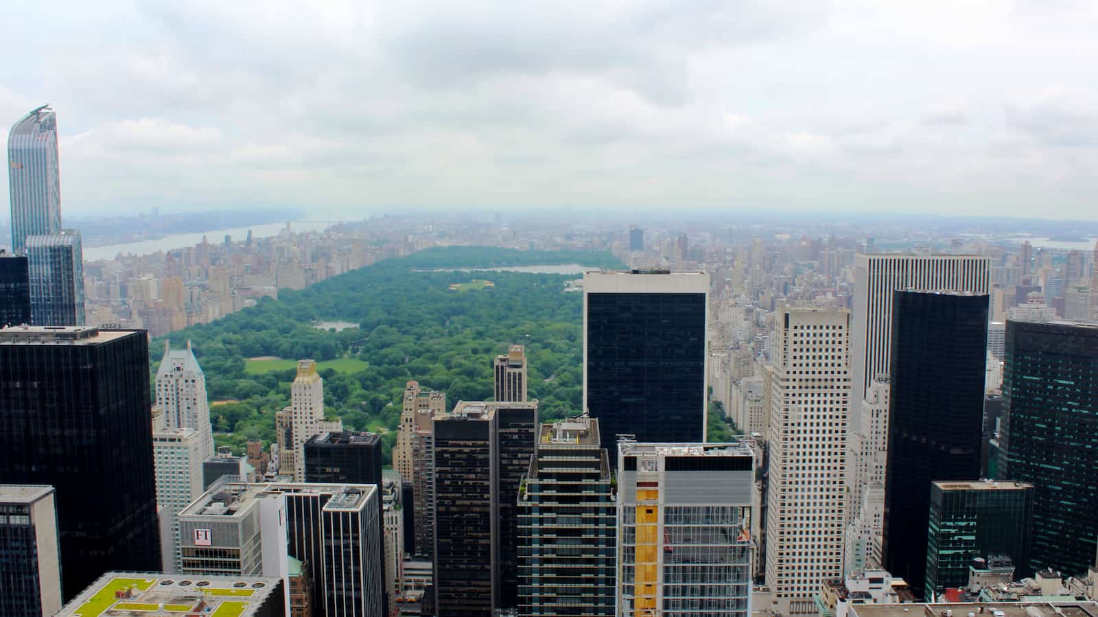 Cityscape view of Central Park 
