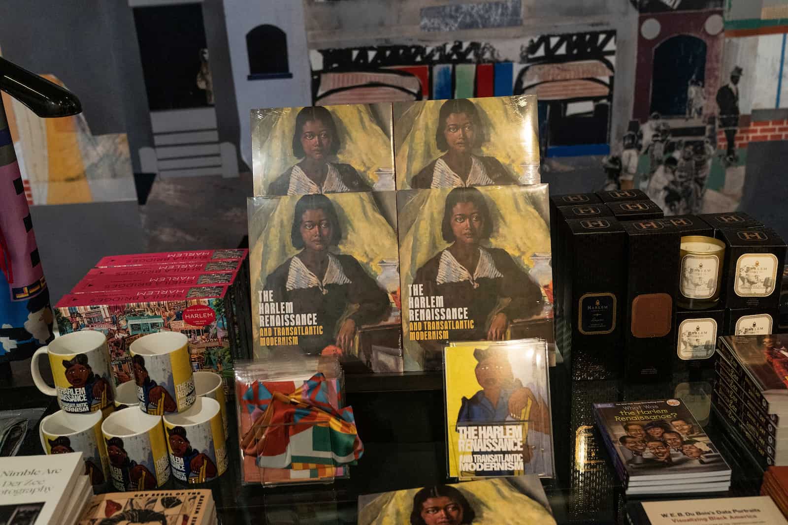 Merchandise from Harlem Renaissance Exhibit
