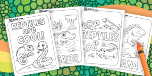 Reptiles Coloring Pages for Kids (Free Printables!) | ABCmouse