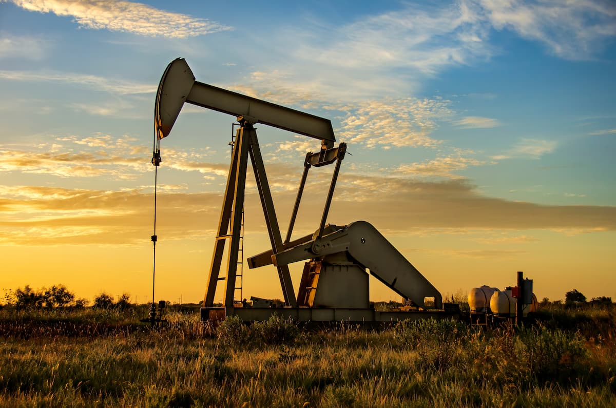 Active Oil Rig in the Texas Panhandle