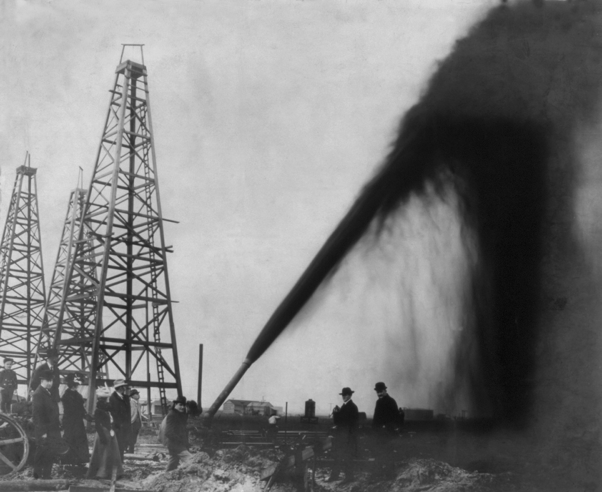 1901 Texas oil gush