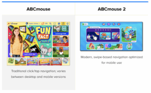 Comparing ABCmouse to ABCmouse 2 | ABCmouse