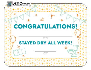 Free printable potty training charts for kids and parents from ABCmouse.com. 