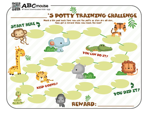 Free printable potty training charts for kids and parents from ABCmouse.com. 