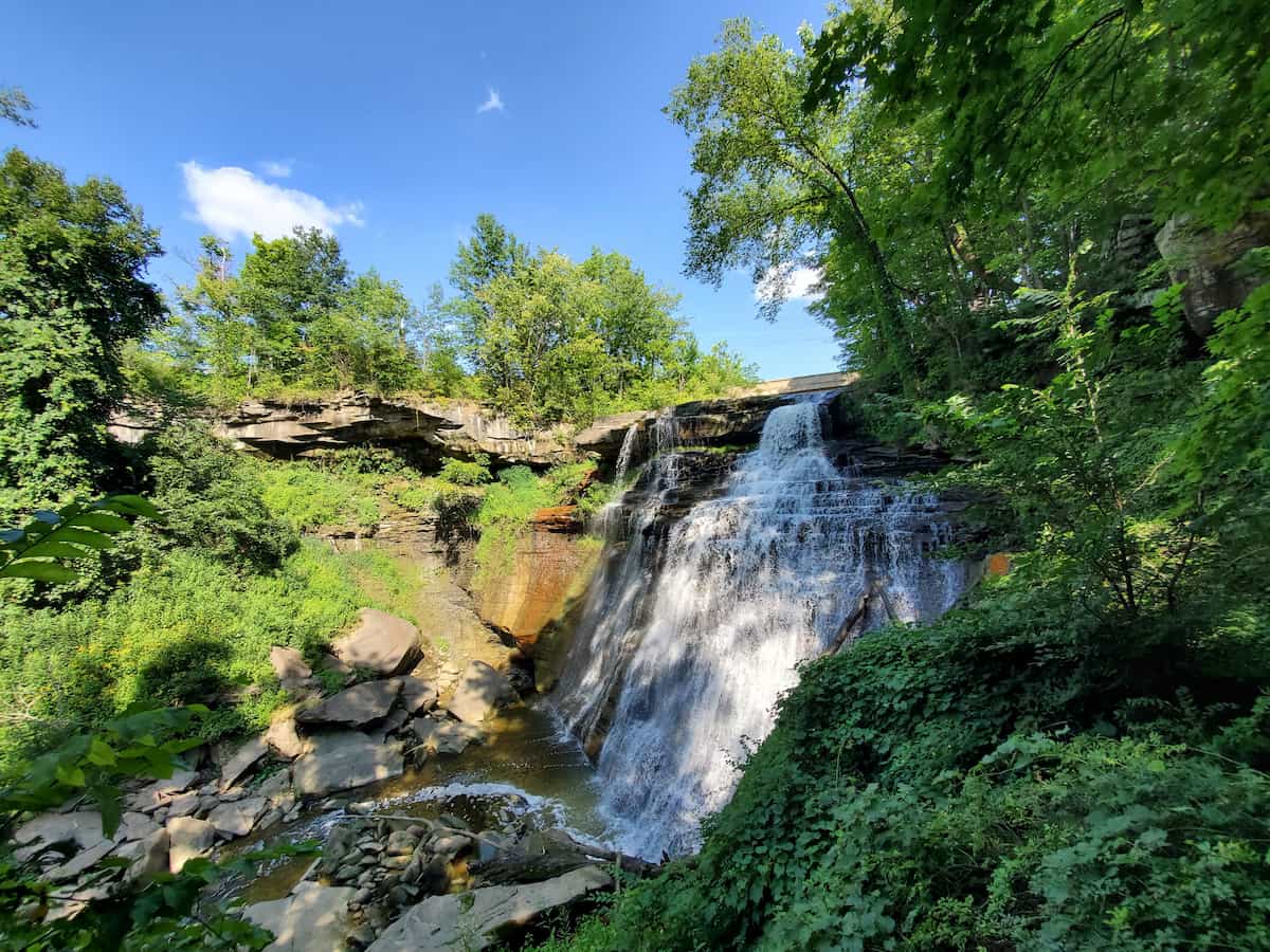 Brandwine falls at Cuyahoga National Park. 