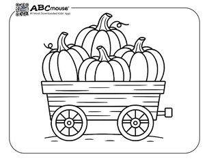 Free printable pumpkin coloring page for kids. 
