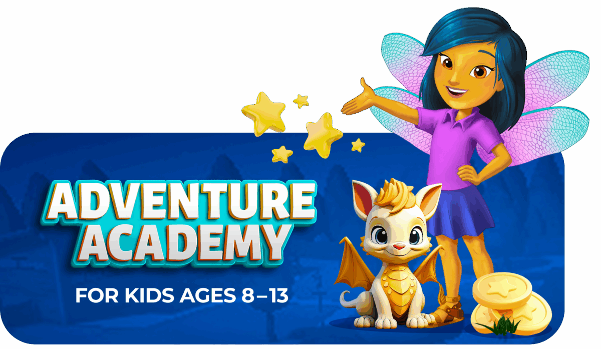 Adventure Academy for kids ages 8-13