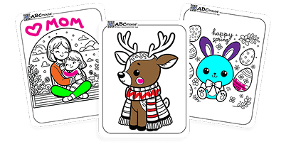 Free printable coloring pages for kids from ABCmouse.com.