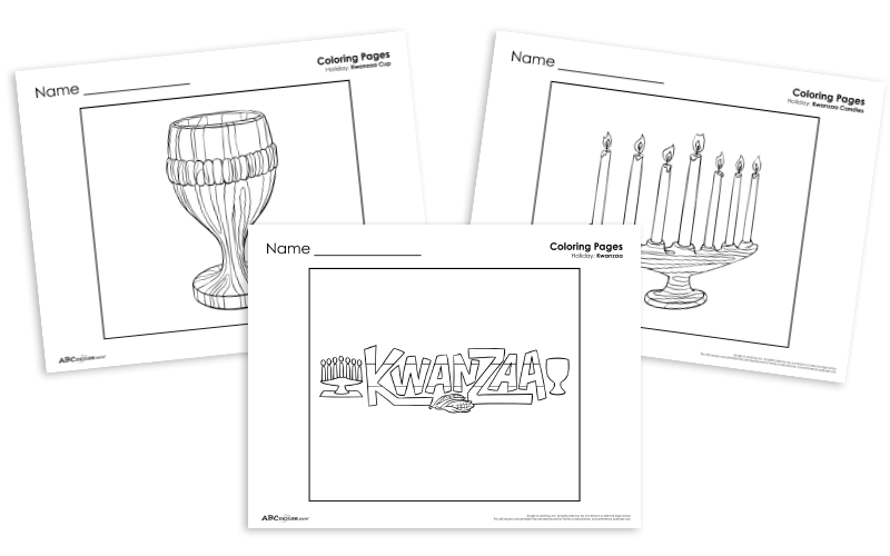 Free printable Kwanza coloring pages for kids from ABCmouse.com. 