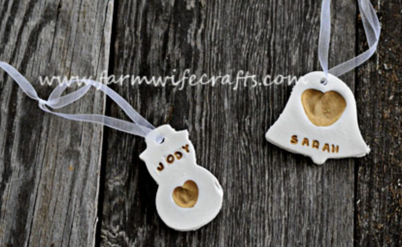 Fun thumbprint ornament craft for kids to make for a Christmas tree. 