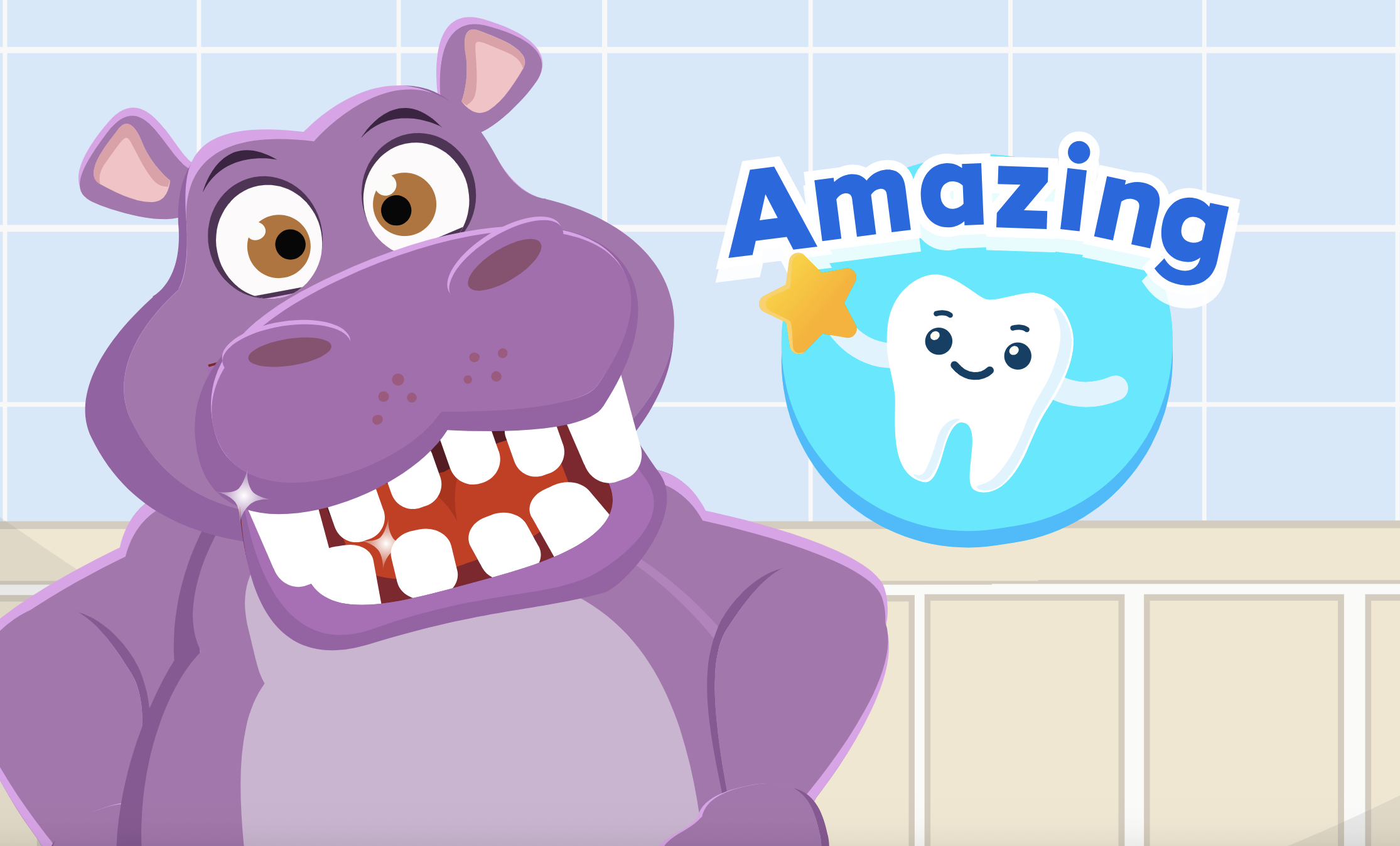A fun hygiene teeth brushing game for kids from ABCmouse.com. 
