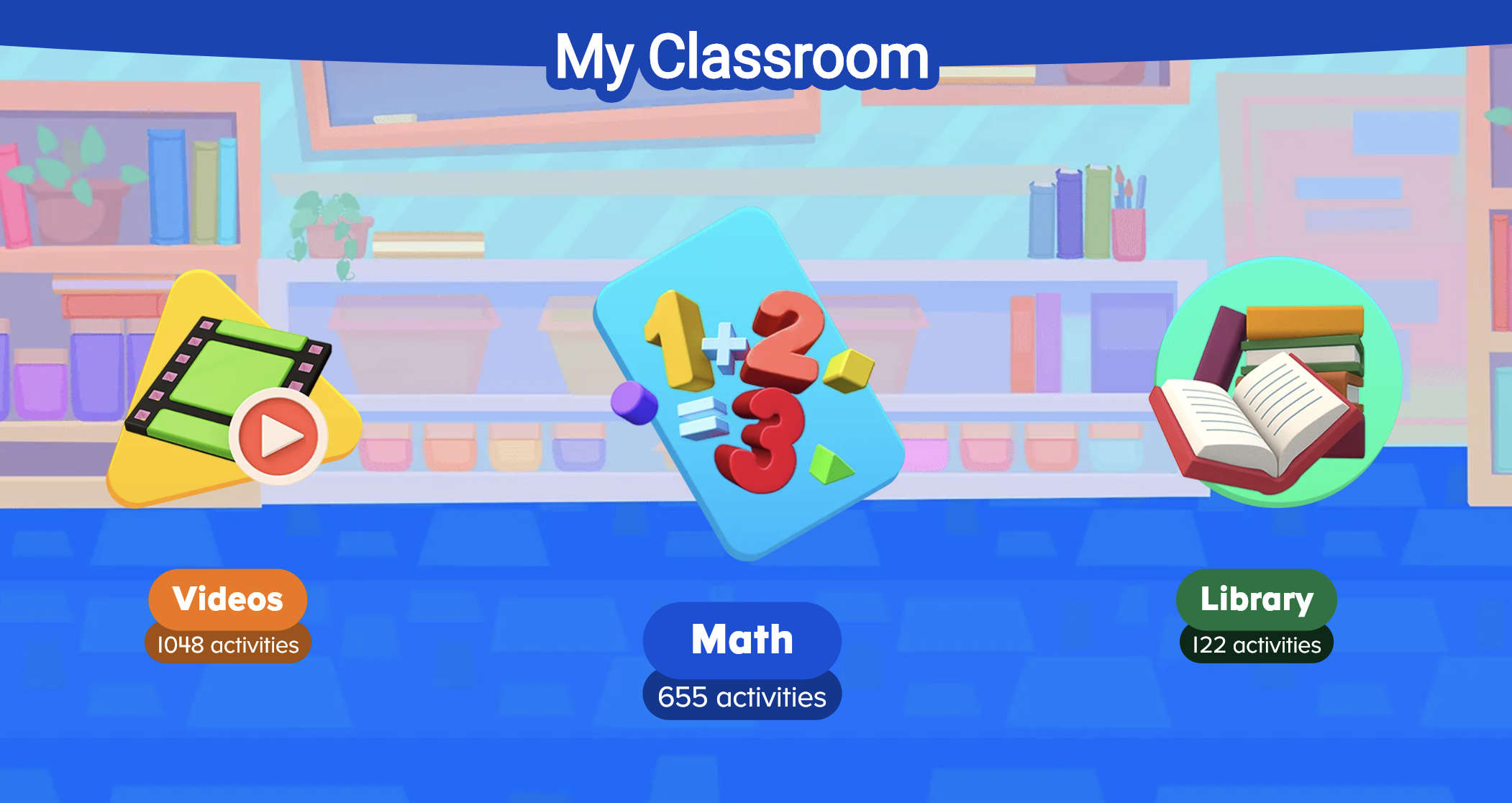 Screenshot of my classroom math subject. 