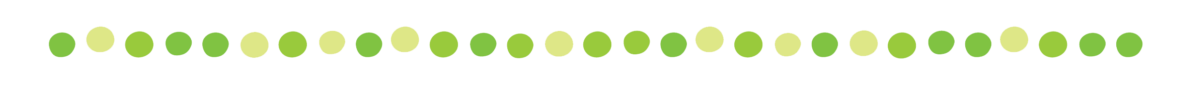 Light green dot border.