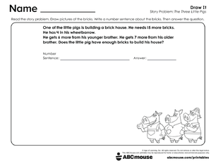 Free printable 2nd grade math story problem from ABCmouse.com.