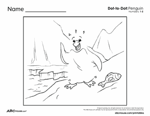 Free printable connect the dots worksheet for kids from ABCmouse.com.